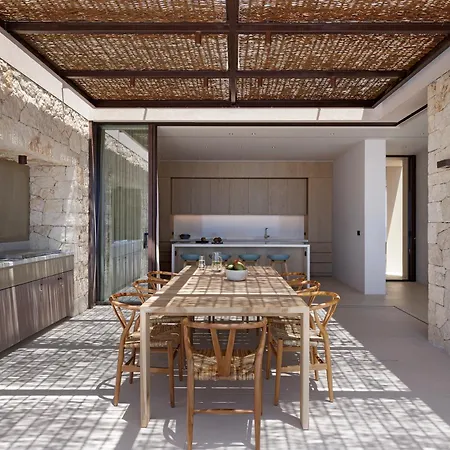 Celestia Cove, Earthy Architecture Meets Endless Blue By Etouri Villa