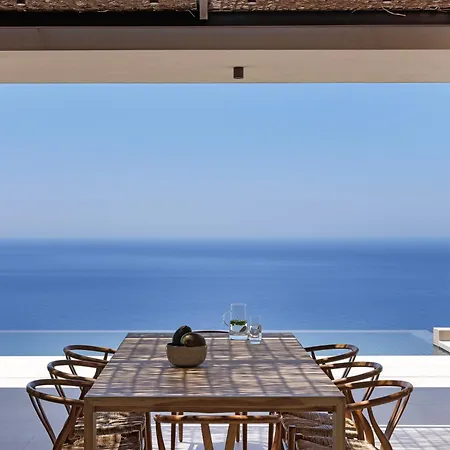 Villa Celestia Cove, Earthy Architecture Meets Endless Blue By Etouri *