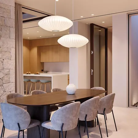 Celestia Cove, Earthy Architecture Meets Endless Blue By Etouri וילה