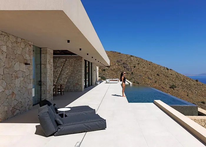 Villa Celestia Cove, Earthy Architecture Meets Endless Blue By Etouri *