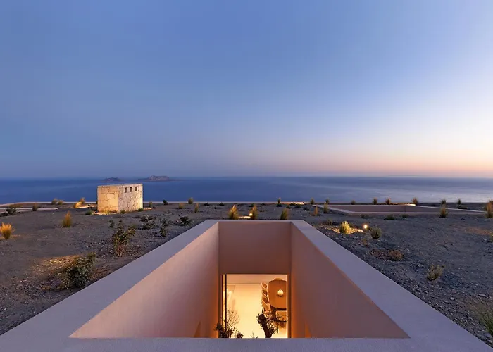 Villa Celestia Cove, Earthy Architecture Meets Endless Blue By Etouri