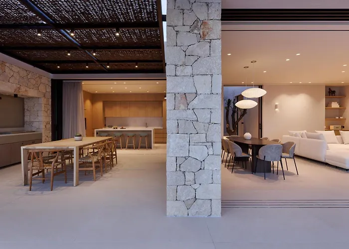 Celestia Cove, Earthy Architecture Meets Endless Blue By Etouri Villa