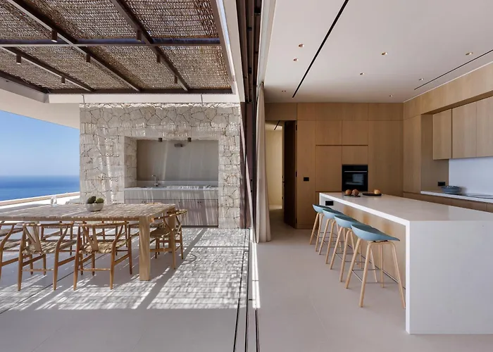 Celestia Cove, Earthy Architecture Meets Endless Blue By Etouri Villa *