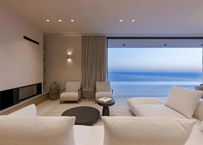 Celestia Cove, Earthy Architecture Meets Endless Blue By Etouri