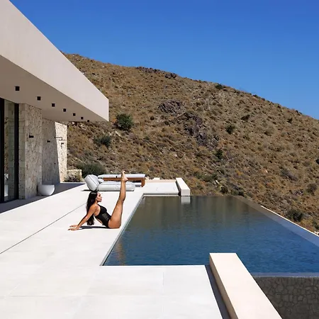 Villa Celestia Cove, Earthy Architecture Meets Endless Blue By Etouri Prasonisi